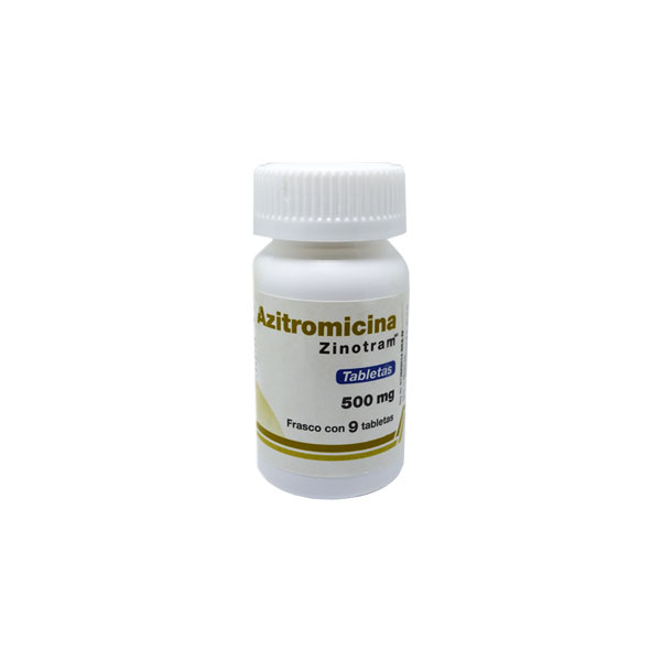Farmacia PVR - Zinotram - Azitromicina 500 9caps