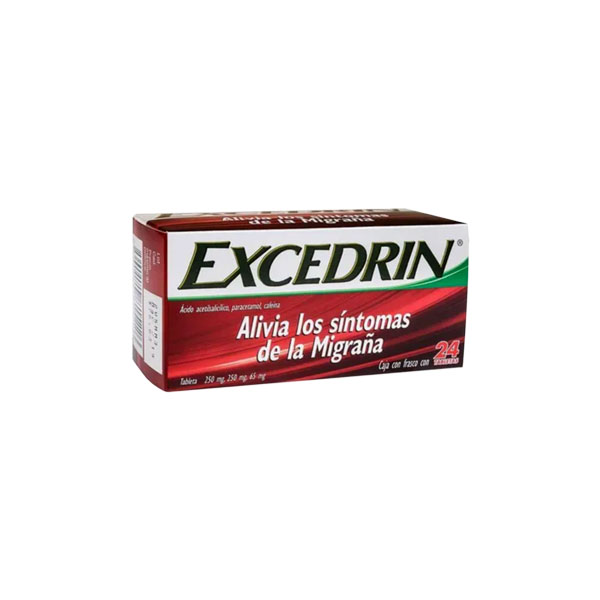 Excedrin 250 mg (24 tabs)